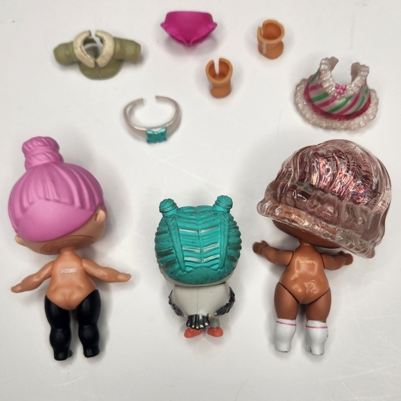 LOL Surprise Confetti Chill Cozy Babe + Dreamin BB Glitter + Pet Wizard of Owl - Picture 4 of 7